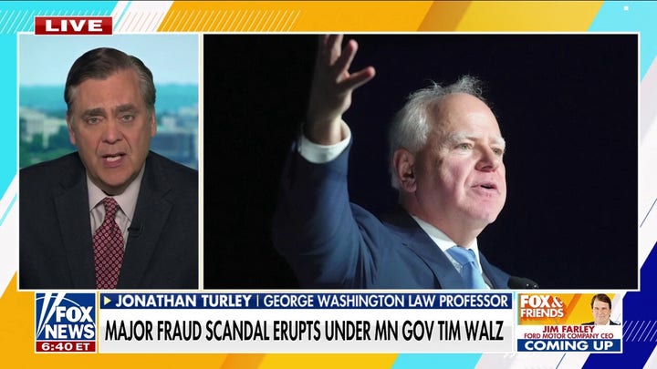 Tim Walz must answer for Minnesota’s ‘baffling’ billion-dollar fraud scandal: Turley