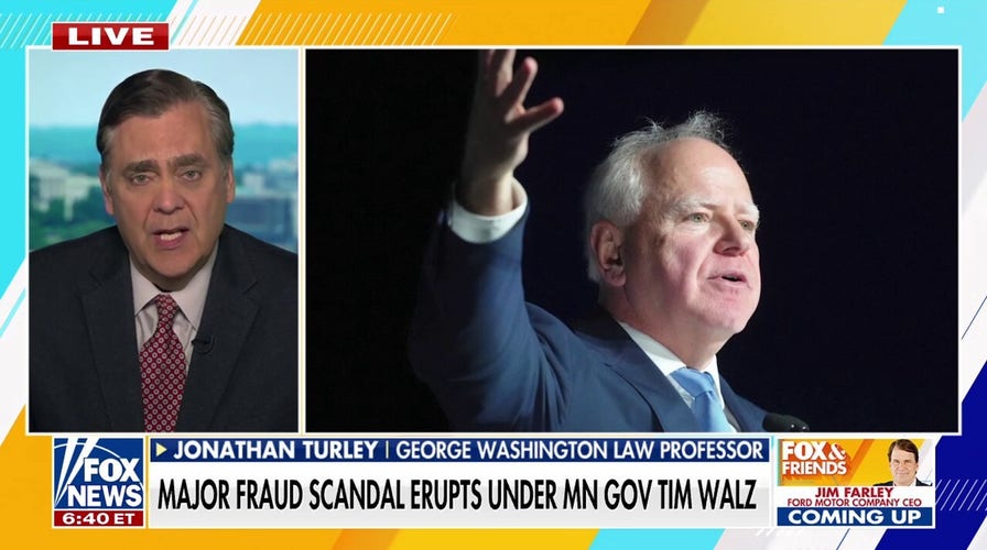 Tim Walz must answer for Minnesota’s ‘baffling’ billion-dollar fraud scandal: Turley