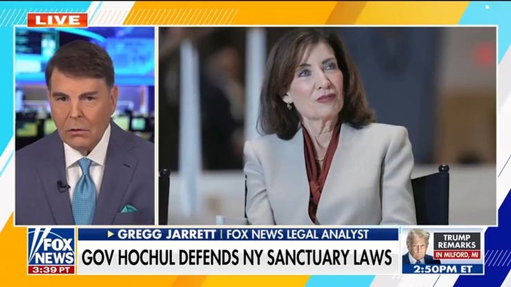 Gregg Jarrett blasts New York sanctuary laws for shielding ‘dangerous criminals’