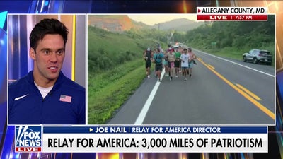 Runners carry American flag across the country in honor of nation’s 250th birthday