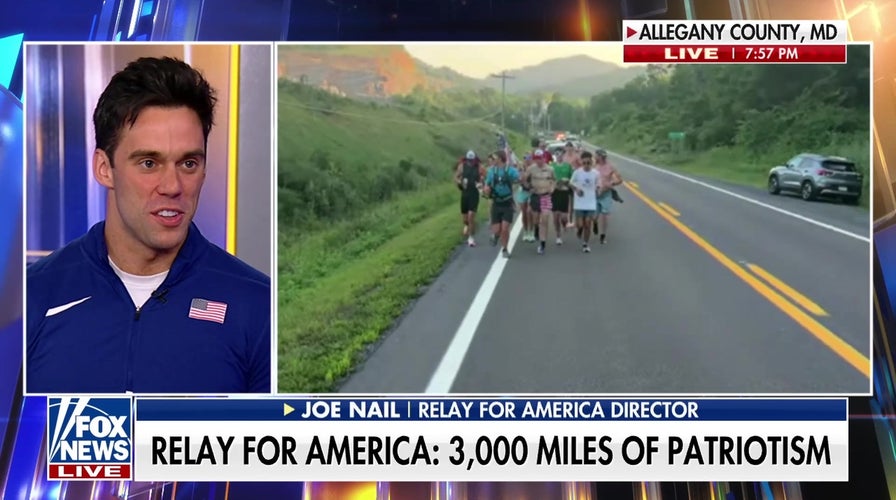 Runners carry American flag across the country in honor of nation’s 250th birthday