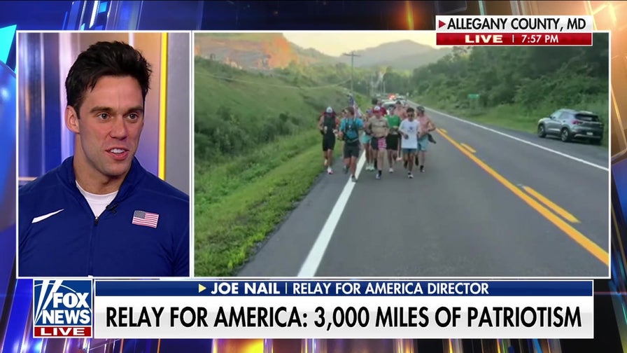 Runners carry American flag across the country in honor of nation’s 250th birthday