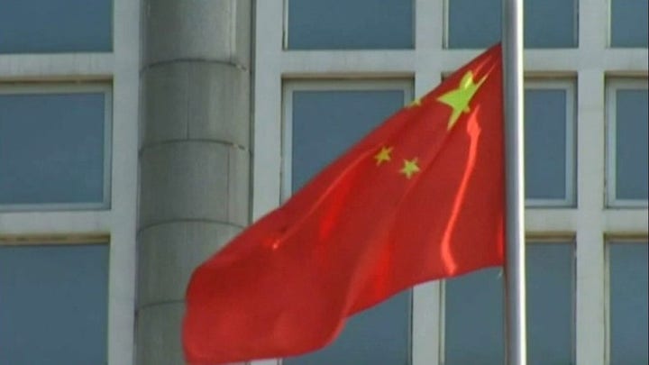 The U.S. warns against 'increasingly aggressive' China