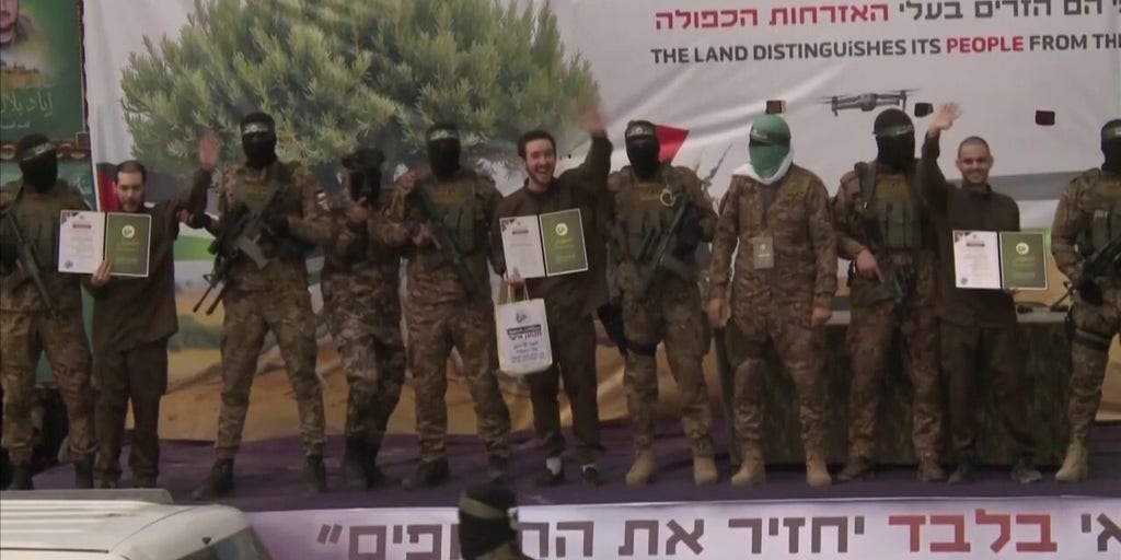 Gazans cheer, blast music as Hamas conducts sick parade of hostages