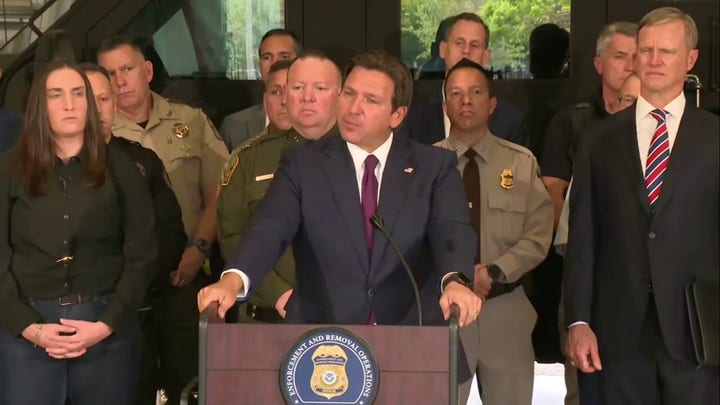 Florida Gov. DeSantis argues with reporter who suggested ICE work is 'a little sloppy'