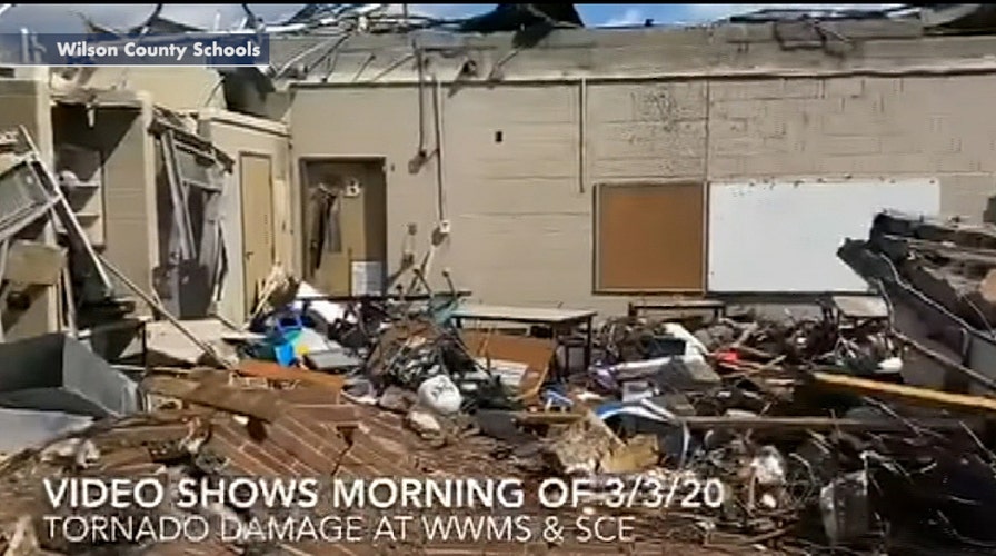 Tornado tears through Tennessee elementary school