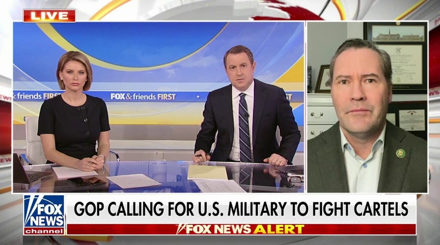 Rep. Michael Waltz calls for US military to fight cartels