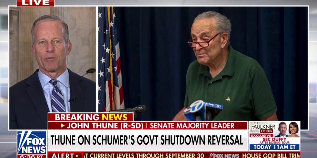Democrats blast Sen. Chuck Schumer for backing GOP spending bill