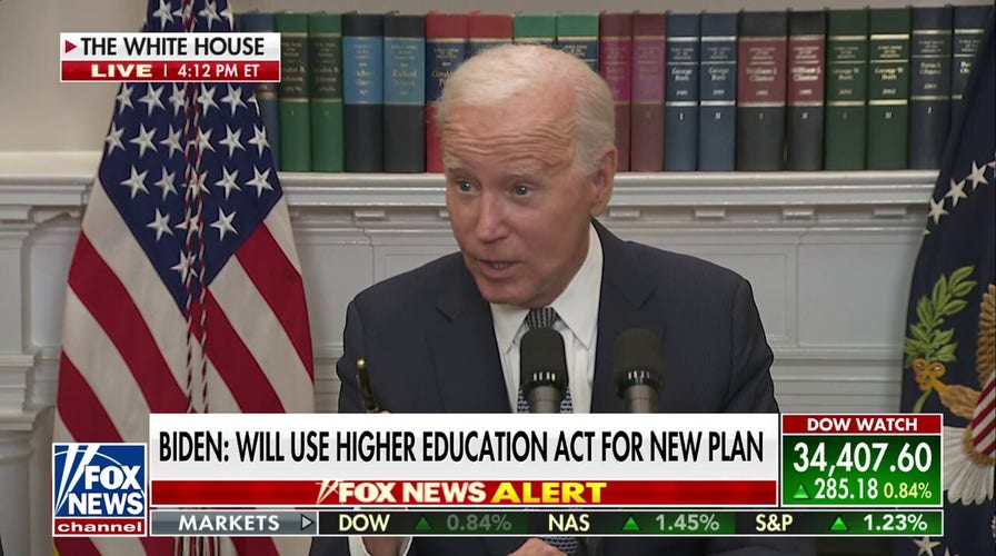 Biden snaps at reporter after defeat of student debt handout: 'I didn't give any false hope!'