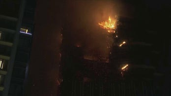 Massive Hong Kong fire consumes skyscraper under construction