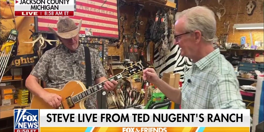 Ted Nugent chats with Steve Doocy about hunting, sobriety and music
