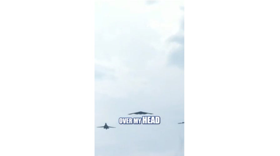 US Air Force strategic bombers soar over DC for Independence Day flyover