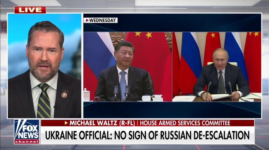 Rep. Waltz slams Biden for lack of 'urgency' as tension between Russia, Ukraine heighten