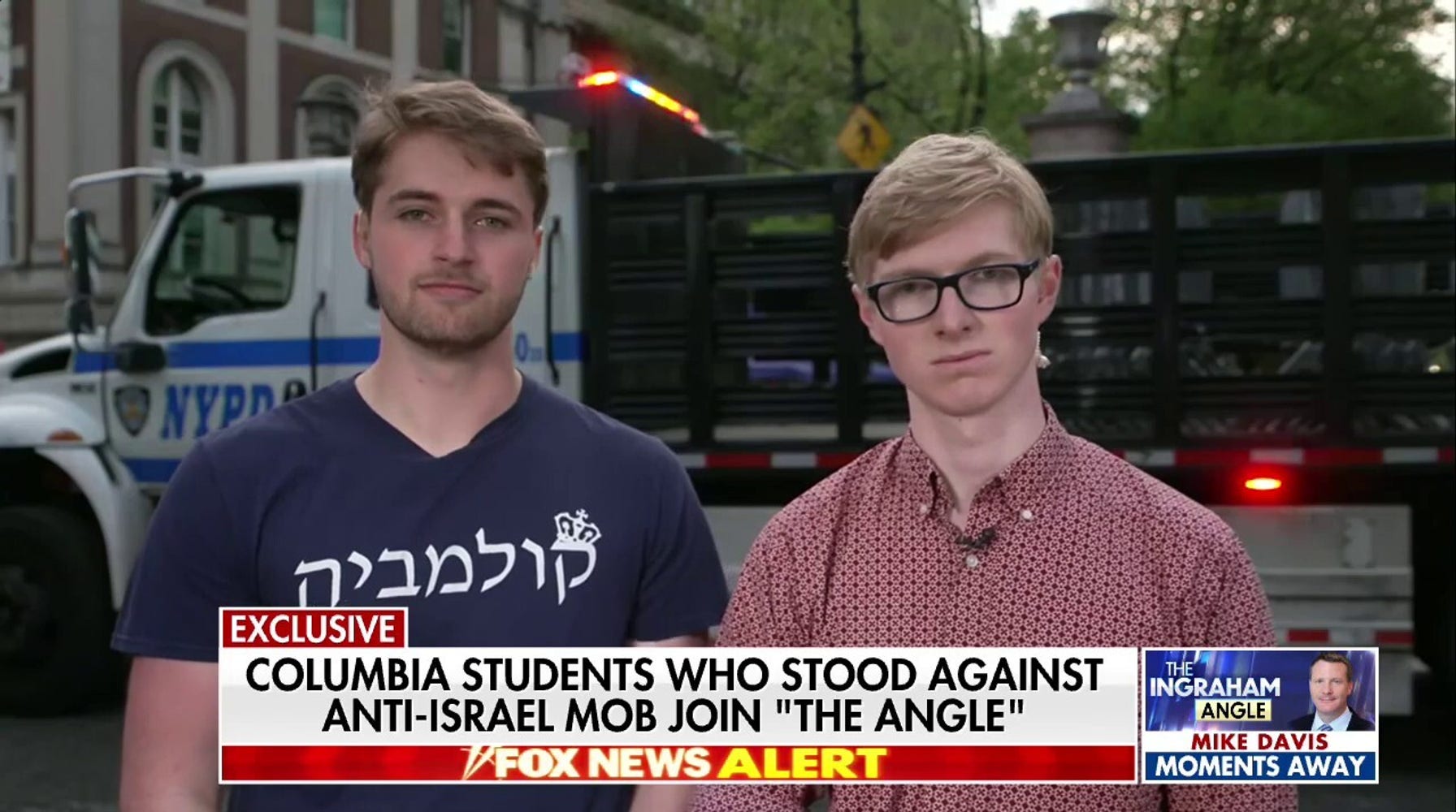 Columbia Students Stand Against Anti-Israel Mob, Urge for Control