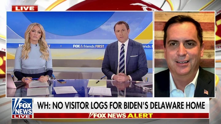 White House says there are no visitor logs at Biden's Delaware home
