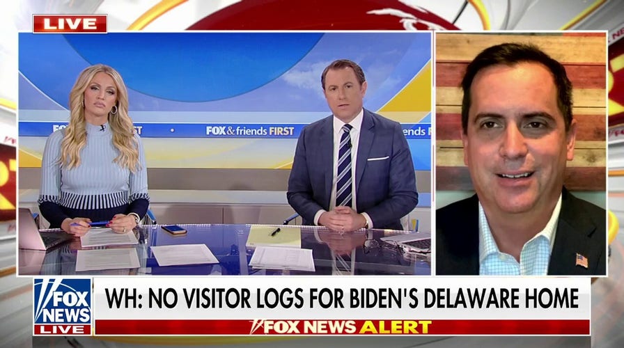 White House says there are no visitor logs at Biden's Delaware home