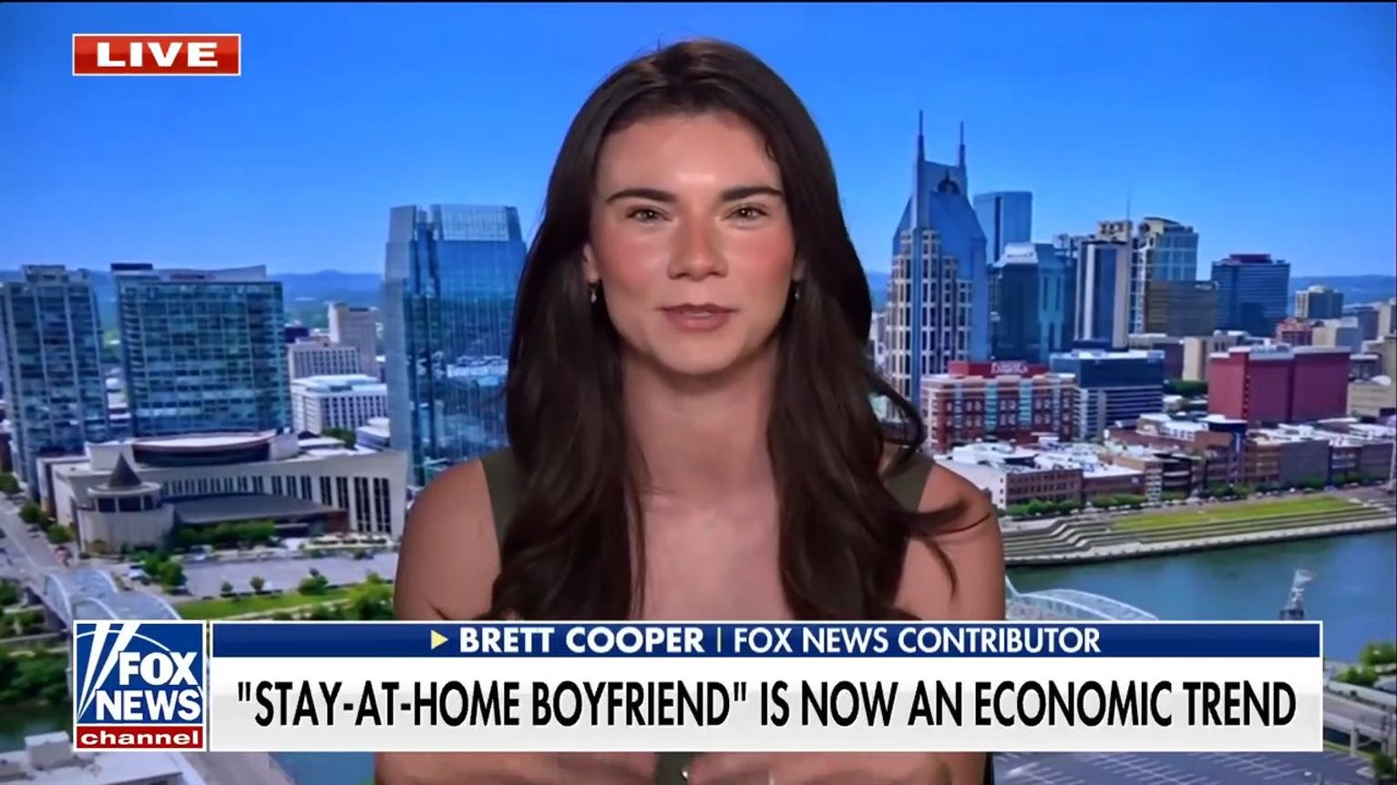 Brett Cooper blasts rise of 'stay-at-home boyfriends'