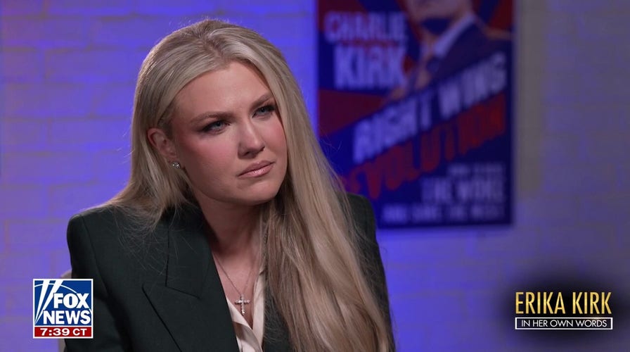 Erika Kirk reflects on her last moments with her late husband