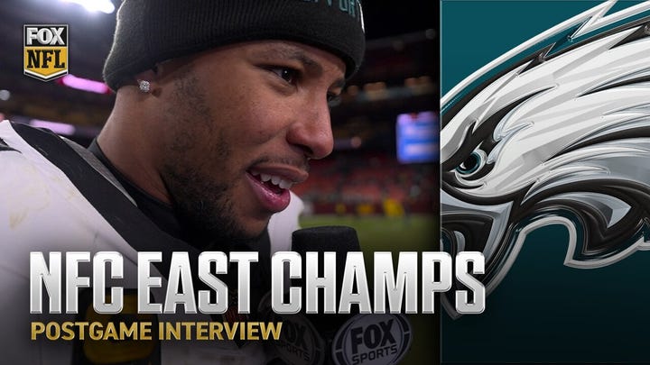 Saquon Barkley on Eagles repeating as NFC East Champions🏆 having a BIG game and more | NFL on FOX