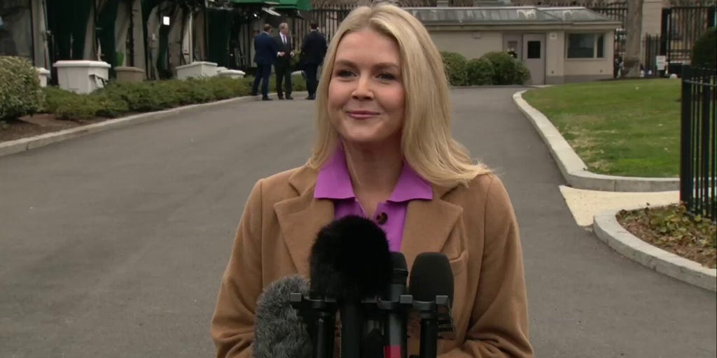 White House Press Secretary Karoline Leavitt tells reporters 'we have never been this close to peace'