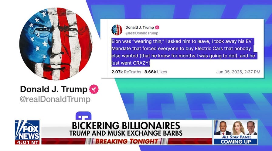 Americans see dramatic breakup between President Trump and Elon Musk on social media