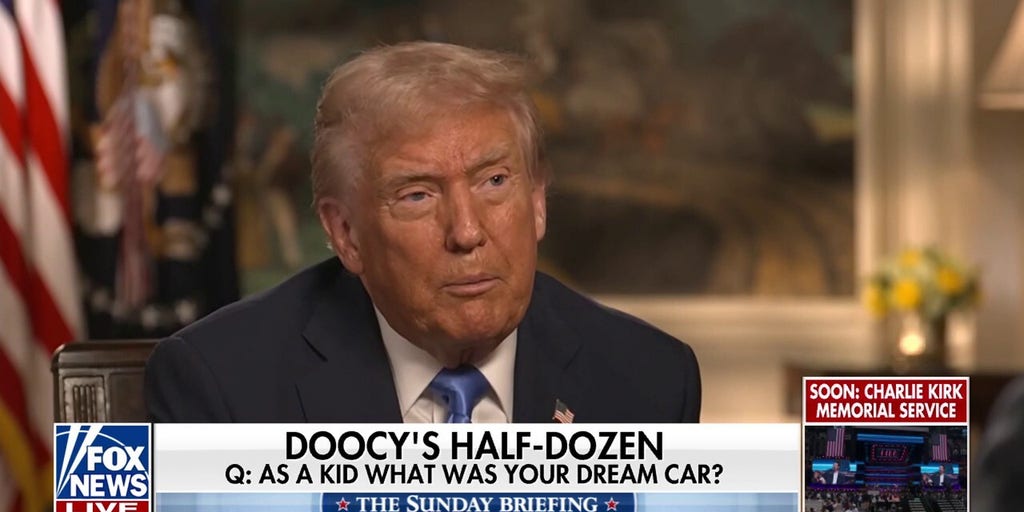 Trump reveals childhood dream car, restaurant tipping philosophy