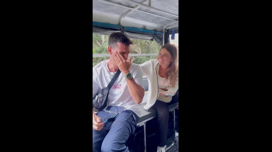 Man stunned as giant wild elephants emerge from the trees and close in: Watch his moving reaction