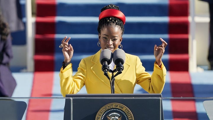 22-year-old poet Amanda Gorman recites poem at Biden inauguration