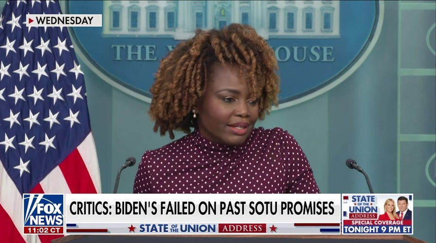 Karine Jean-Pierre mocked for claiming Biden has done more than most presidents