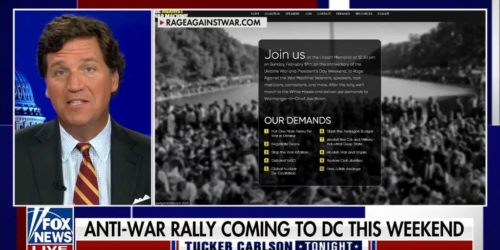 A large anti-Ukraine war rally will take place in Washington, DC on Sunday | Fox News Video