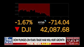 Markets tumble on recession, trade war fears after Trump suggests 'period of transition'