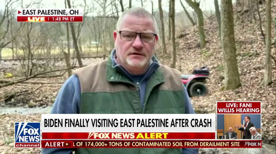Ohio resident on Biden’s East Palestine visit: ‘He’s too late’