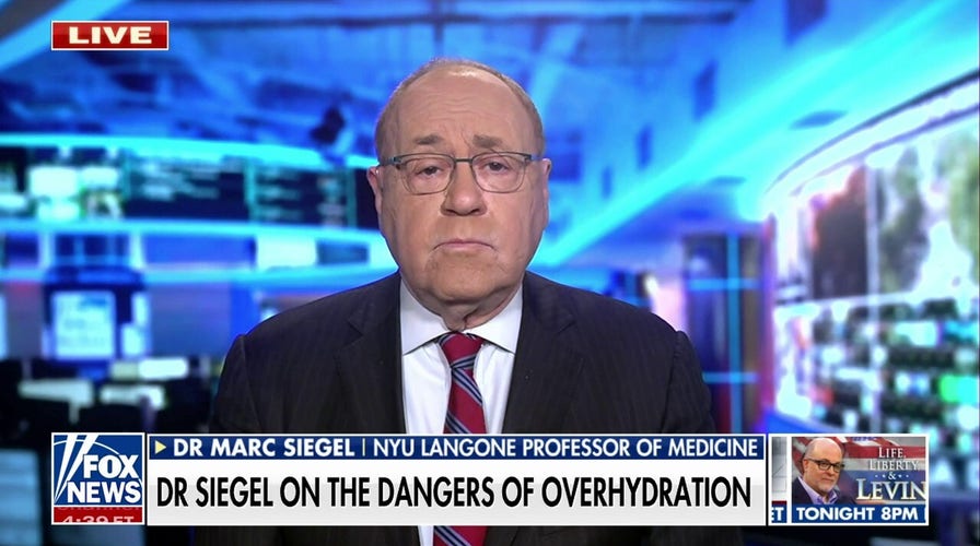The kidneys can only handle about one liter of water an hour: Dr. Marc Siegel