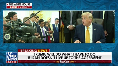 Trump scoffs at reporter’s ‘stupid’ question about Iran’s leverage