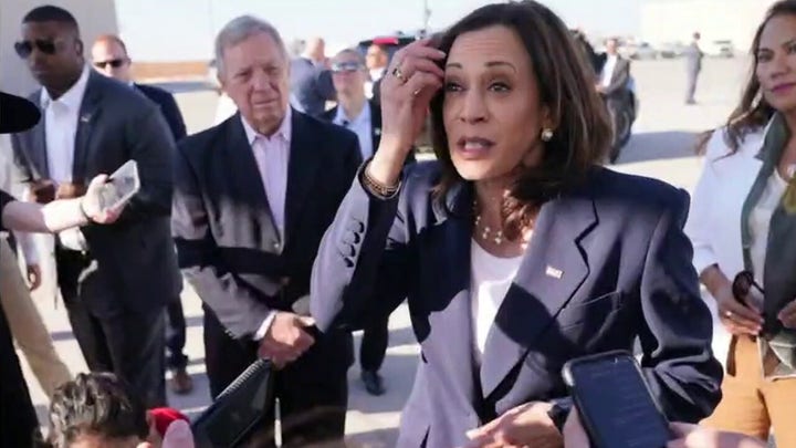 Kamala Harris makes no mention of smuggler videos on trip to southern border
