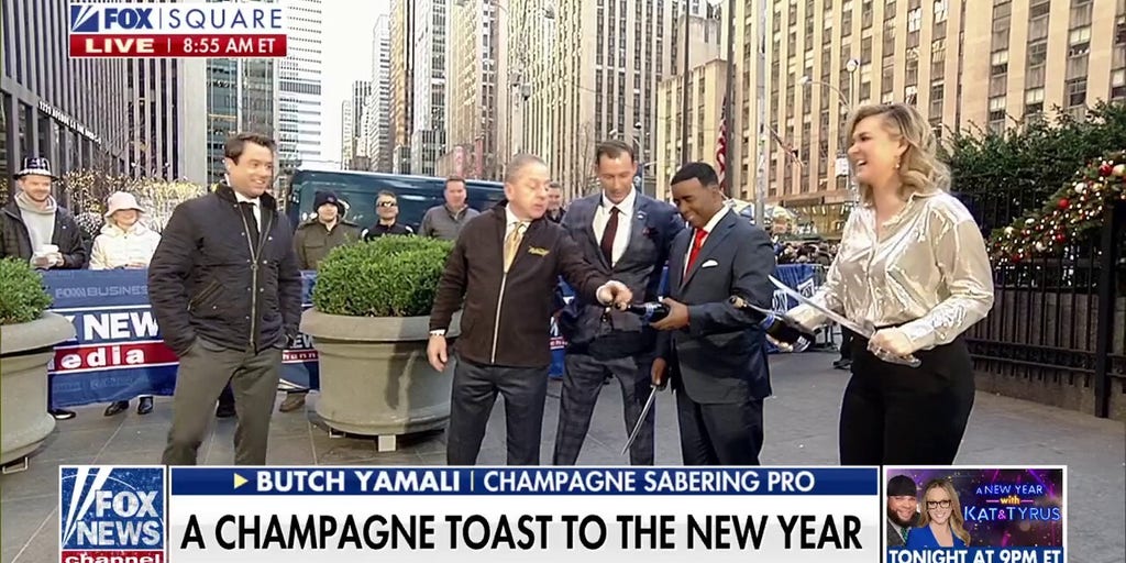 Break out the bubbly: Sabering champagne bottles for NYE