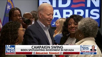 Biden attempts to improve poll numbers in swing states