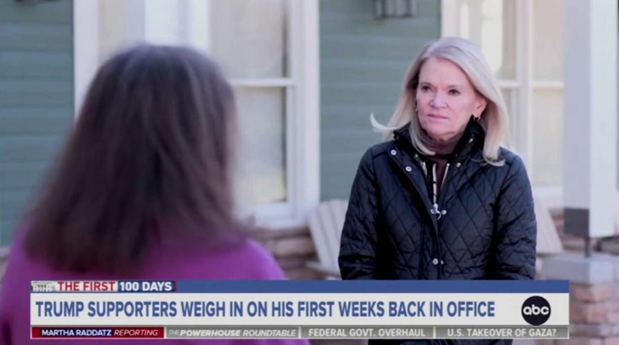 Trump voters tell ABC host they're pleased with his moves so far