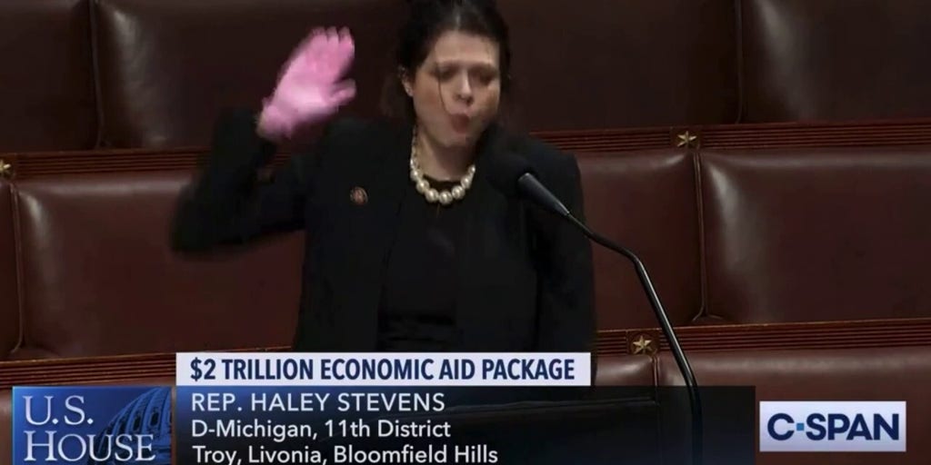 Rep Haley Stevens' viral rant resurfaces 2020 pink gloves moment