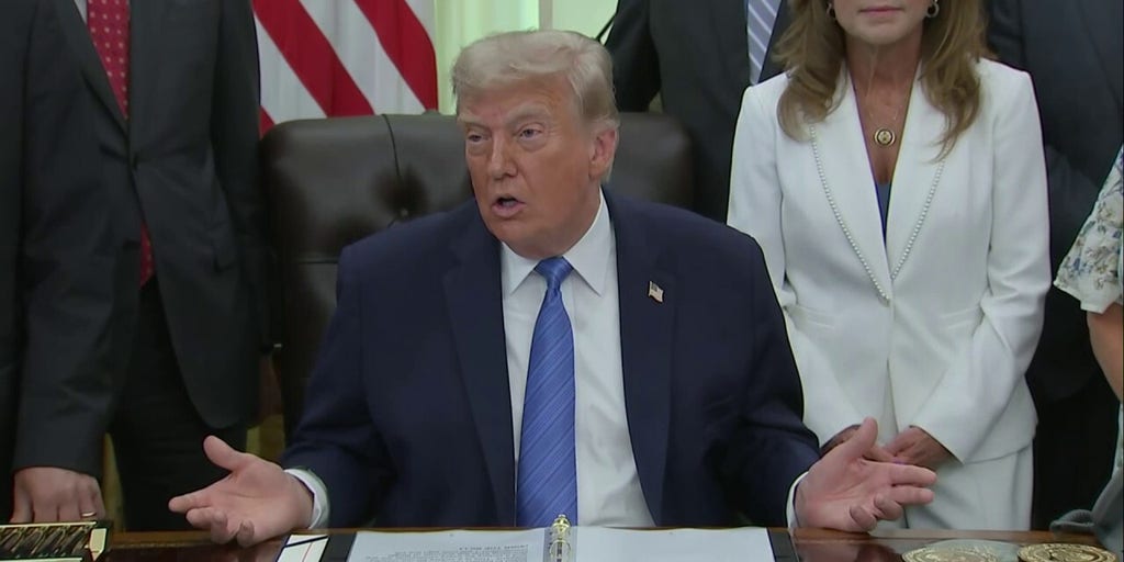 Trump blasts Dems backing 'thug, loser' Platner