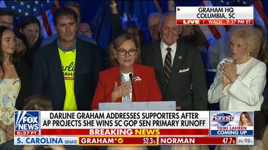 Darline Graham speaks after GOP US Senate runoff victory