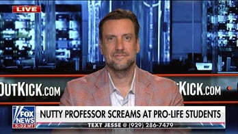 Clay Travis: A professor pulling a machete on a reporter is 'crazy'
