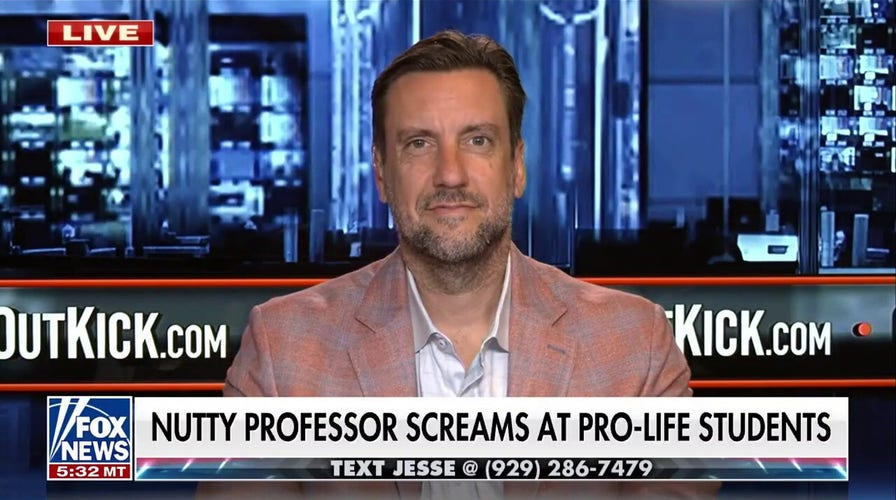 Clay Travis: A professor pulling a machete on a reporter is 'crazy'