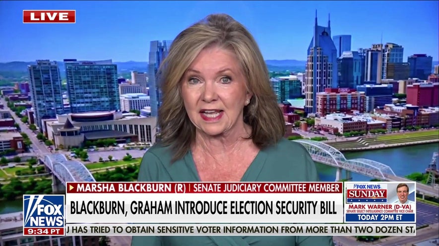 Sen Blackburn discusses Secure America Act, calls out 'paid' anti-ICE protesters