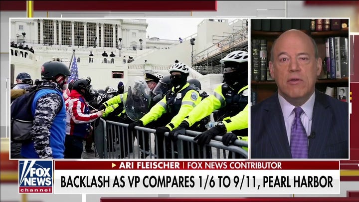 Ari Fleischer rips Kamala Harris for comparing 1/6 to 9/11, Pear Harbor: It is a 'ridiculous comparison'