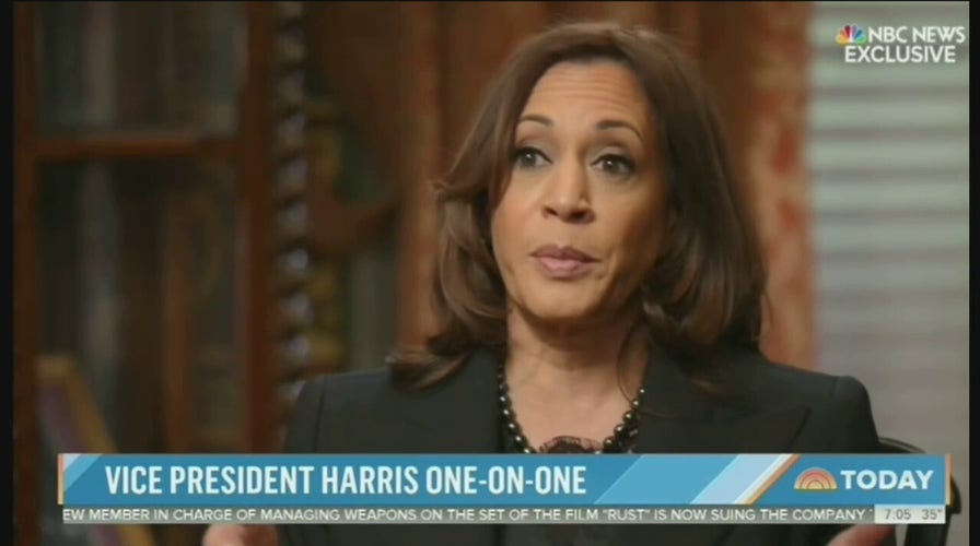 Kamala Harris repeatedly says 'we are doing it' when asked about timeline of promised 500 million COVID tests