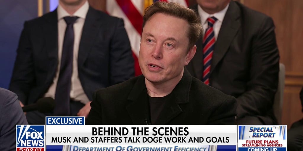 Elon Musk and DOGE team give exclusive look at how they're cutting waste, handle critics