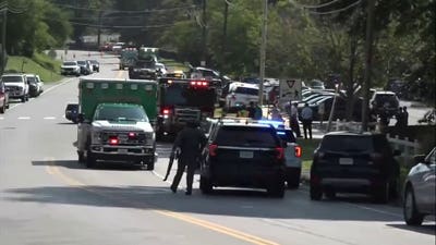 First responders swarm Virginia elementary school after reported shooting