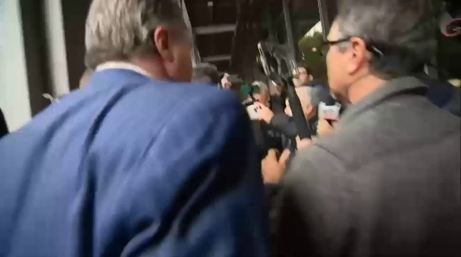 Attorney Alan Jackson arrives to court for Nick Reiner's first appearance