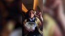 Viral video shows woman prepping boiled egg dinner on crowded international flight